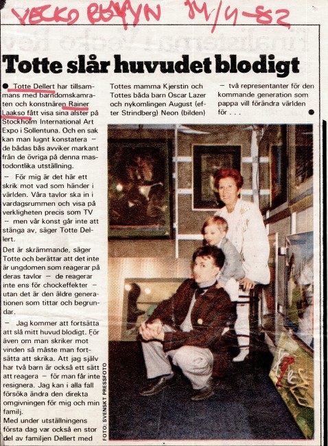 1982  Stockholm Internationel Art Expo 14 4 1982
